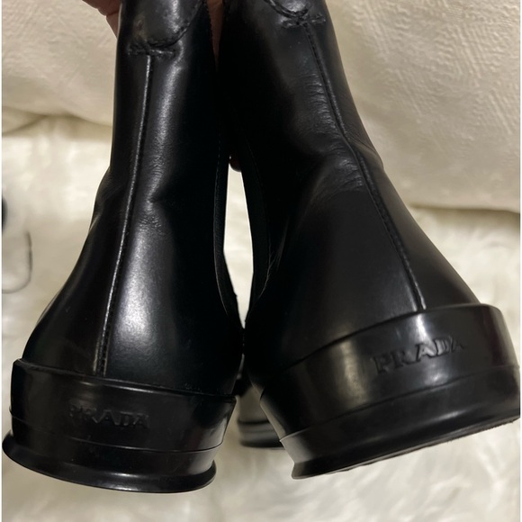 PRADA NEW Leather boots - MEN with dust bags - Picture 3 of 6